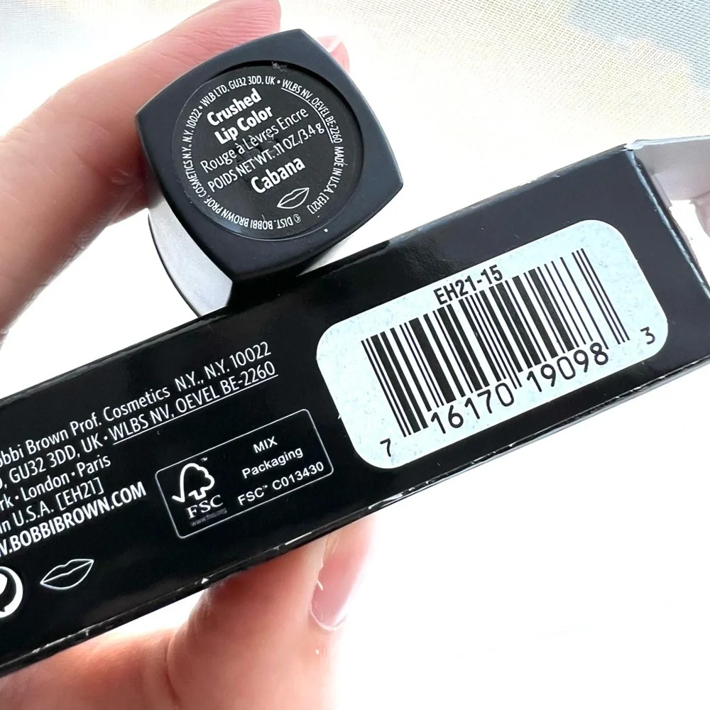 NIB Bobbi Brown Cabana Crushed Lip Color Moisturizing Lipstick 3.5g